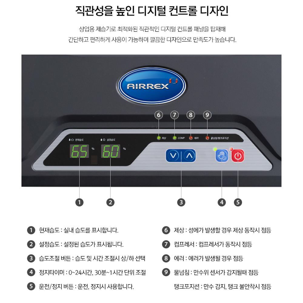 ADH-600T(30평형,65L/일,물탱크형)